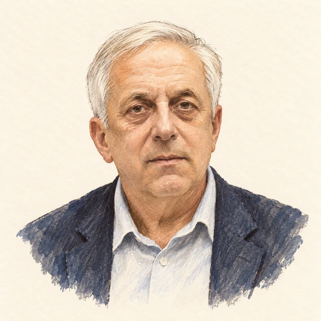 Illustrated portrait of Gregory Margulis