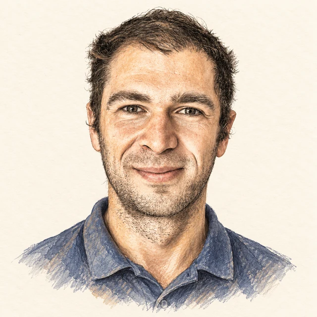 Illustrated portrait of John Pardon