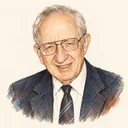 Illustrated portrait of Alan Baker