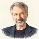 Illustrated portrait of Charles Fefferman