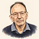 Illustrated portrait of Gerd Faltings