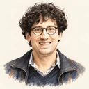 Illustrated portrait of Hugo Duminil-Copin