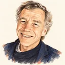 Illustrated portrait of Michael Freedman