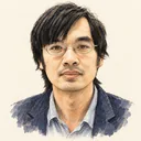Illustrated portrait of Terence Tao