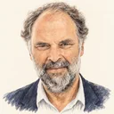 Illustrated portrait of Vaughan Jones