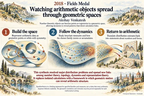 Watching arithmetic objects spread through geometric spaces