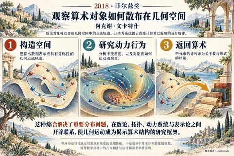 观察算术对象如何散布在几何空间