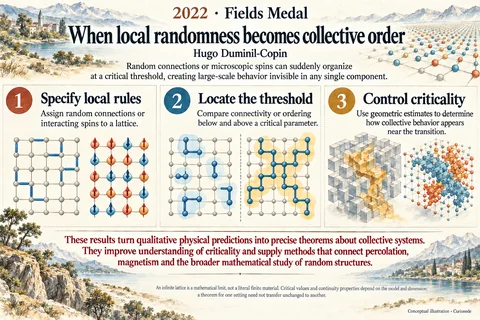 When local randomness becomes collective order