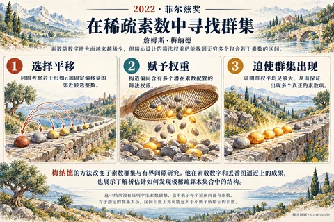 在稀疏素数中寻找群集