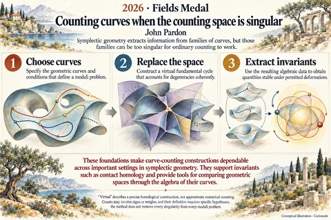 Counting curves when the counting space is singular